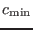 $c_\mathrm{min}$