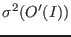 $\displaystyle \sigma^2(O'(I))$