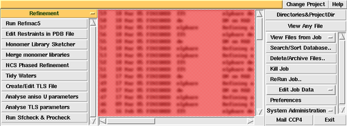 Job List in Main Window