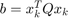 $b = x_k^TQx_k$
